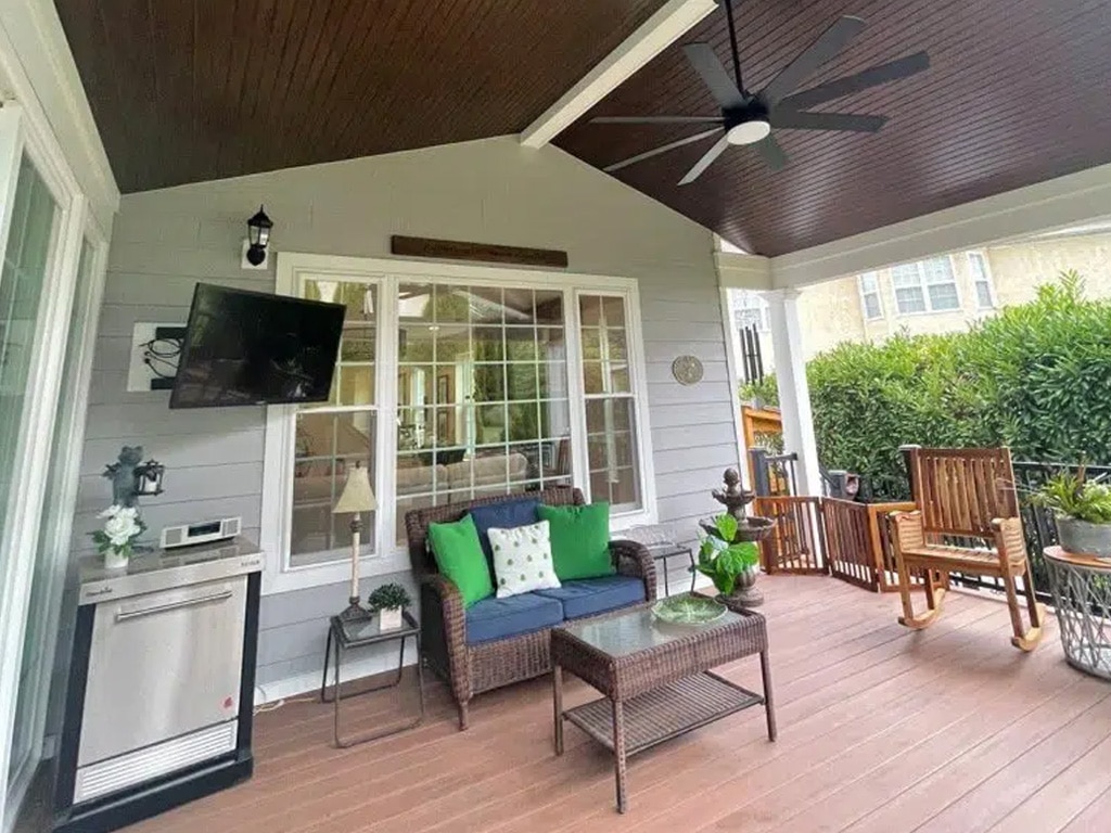Covered deck/porch