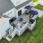 Overhead view of transformed deck in Swedesboro, NJ