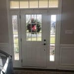 new exterior door and trim in Chester Springs
