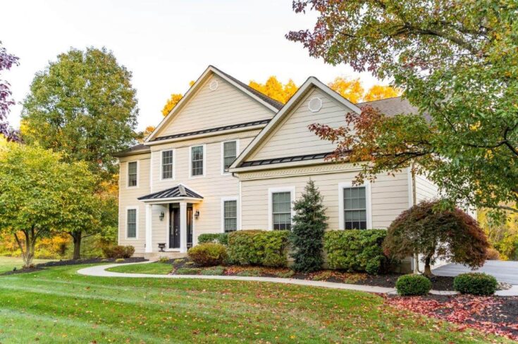 Stucco Remediation with New Siding and Portico in Chester Springs, PA