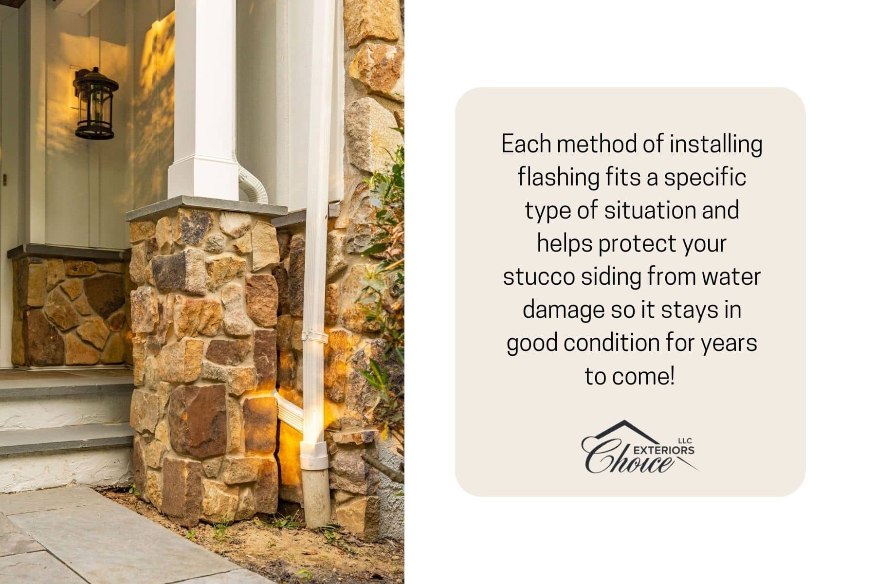 Installing flashing
