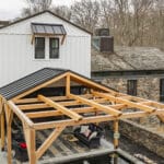 Board and Batten Siding with Custom Timber Patio in Fort Washington PA 5