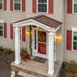 Stunning Covered Deck with Outdoor Fireplace in Garnet Valley PA 11