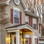Stunning Covered Deck with Outdoor Fireplace in Garnet Valley PA 17