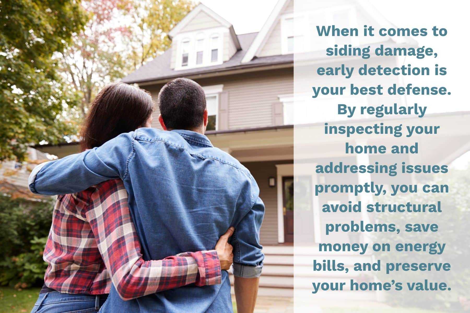 When it comes to siding damage, early detection is your best defense. By regularly inspecting your home and addressing issues promptly, you can avoid structural problems, save money on energy bills, and preserve your home's value.