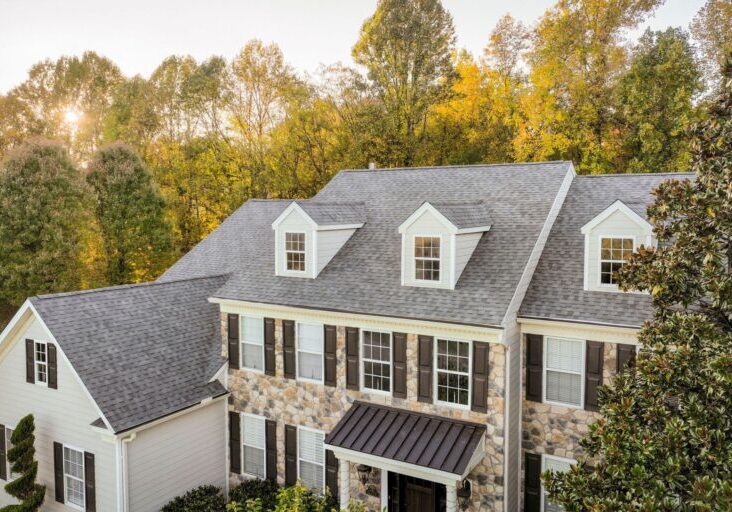Mulberry doors and new asphalt shingle roof